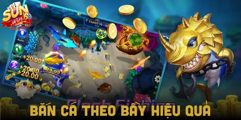 Chiến thuật bắn cá theo đàn hiệu quả cao
