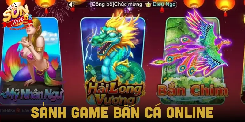 Sảnh game bắn cá online đa dạng