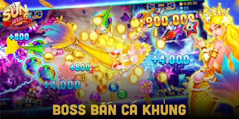 Vũ khí và boss trong game