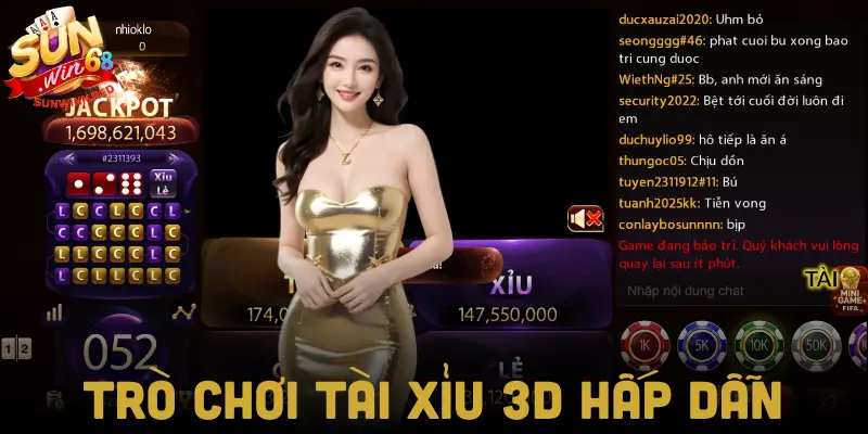 Giới thiệu game Tài xỉu 3D SUNWIN