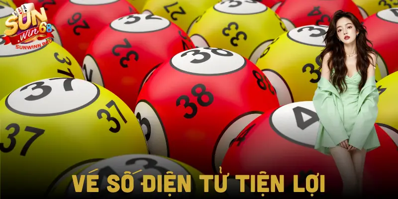 Vé số được phát hành qua hệ thống điện tử